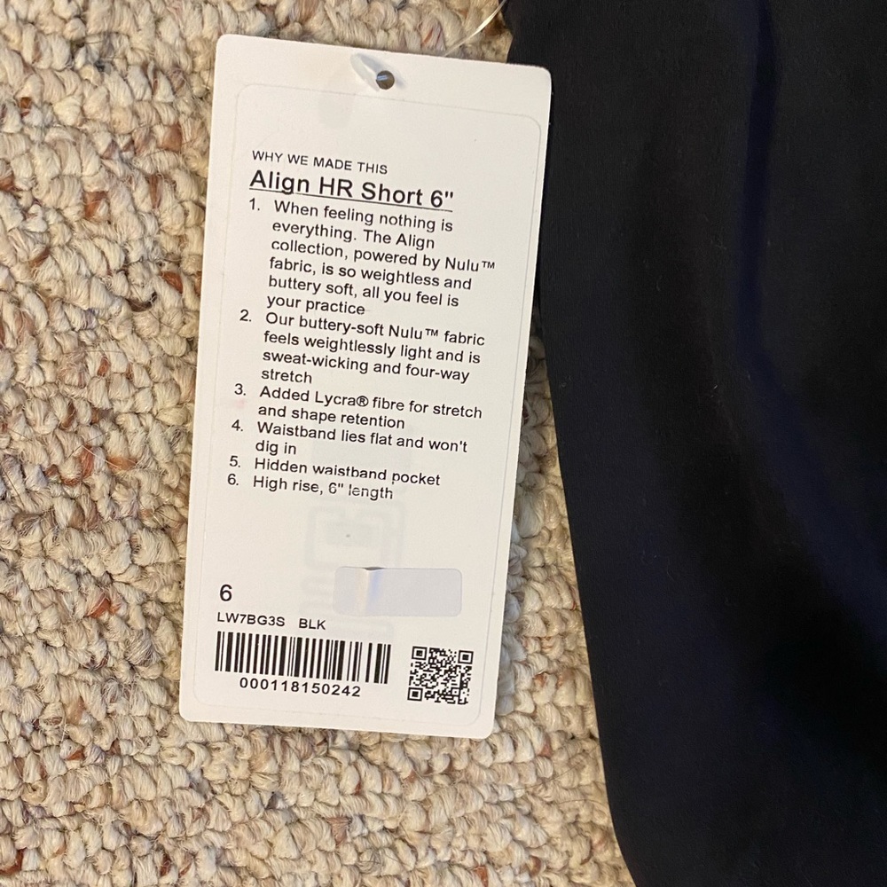 Lululemon Align HR Short 6" - Picture 4 of 6